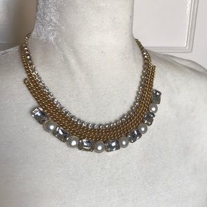 Juice couture faux gold collar necklace